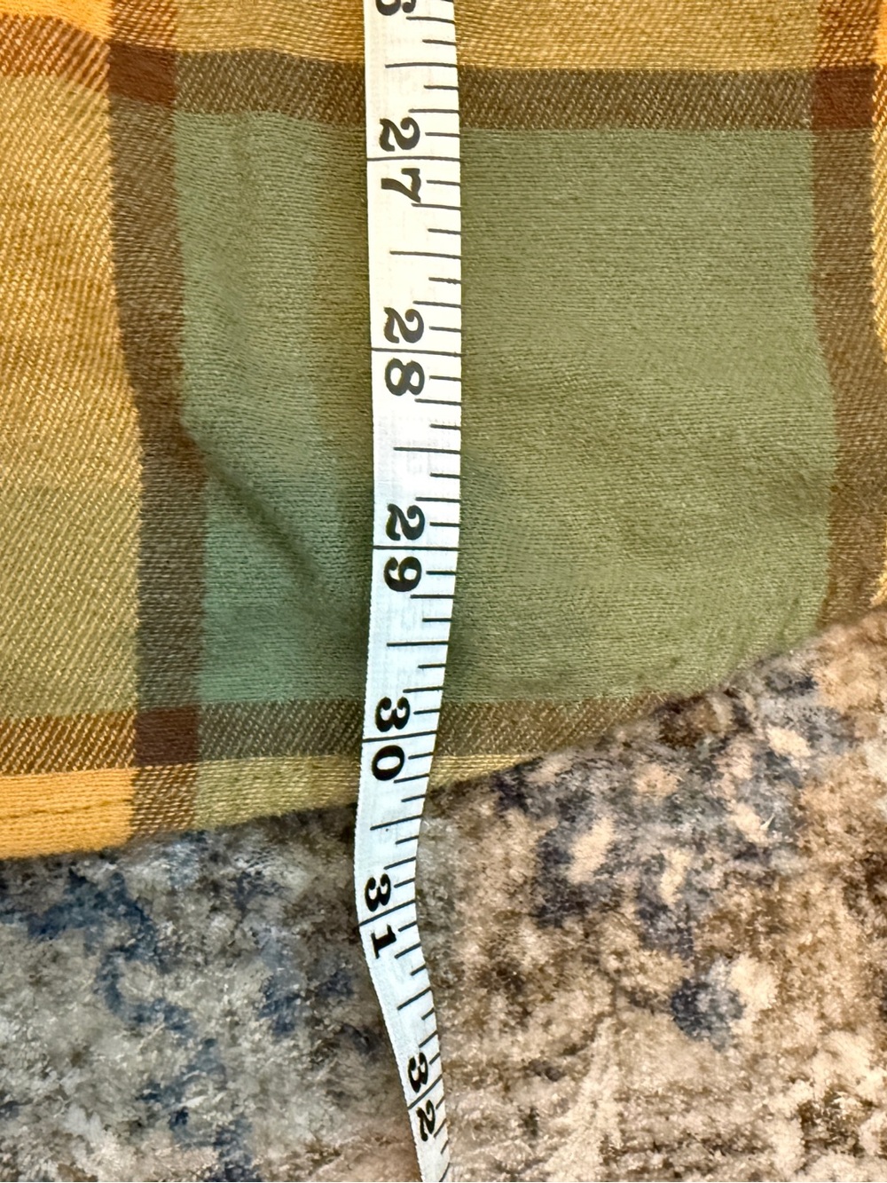 Seager Green & Yellow Plaid Button-Up Calico Flannel - Picture 4 of 4